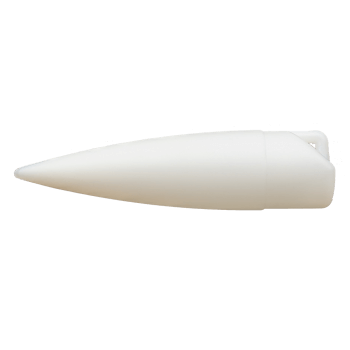 BT-50 3" Long White Nose Cone.