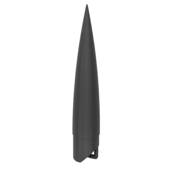 Brant-V Nose Cone for 1.72" Tube. Gray