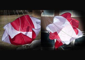 24" Six-Panel Ultra-Strength Parachute