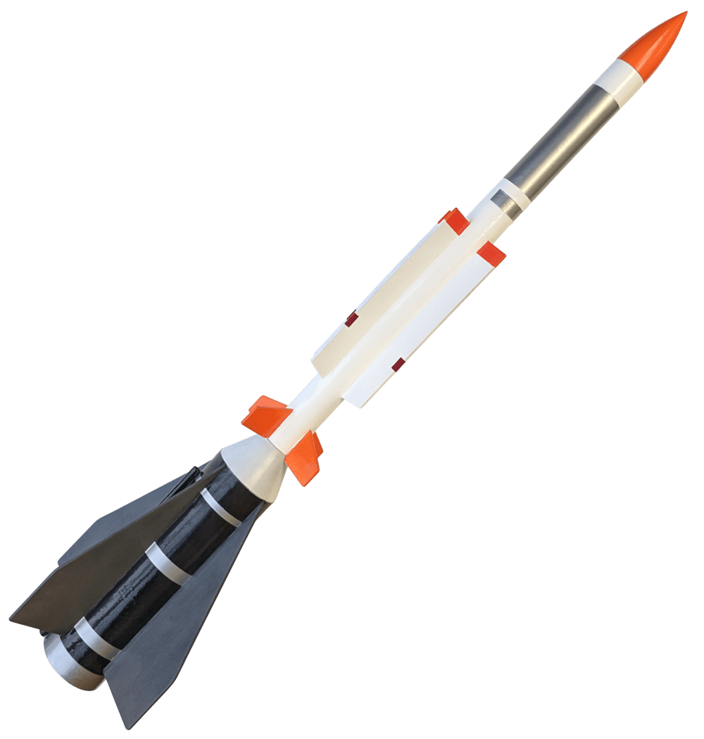 Aster-15 2-Stage Model Rocket Kit - Click Image to Close