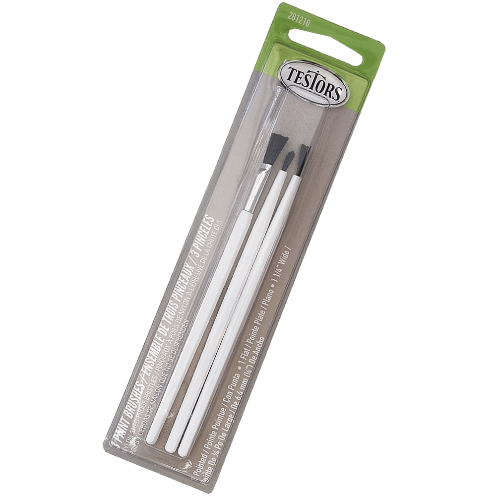 3 Pack Paint Brushes - Click Image to Close