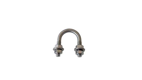 M8 U-Bolt. 304 Stainless Steel. 37mm Wide