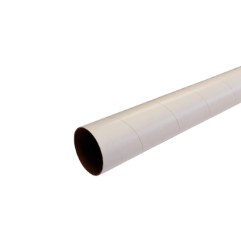 1.72" Thick-Wall White Tube. 18.4" Long